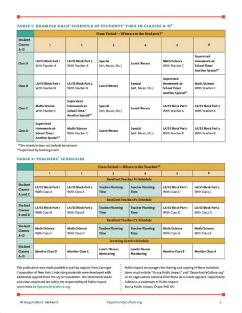 Schedule parent teacher conferences easily with free online sign up sheets. FREE 11+ Teacher Schedule Samples & Templates in PDF | MS Word
