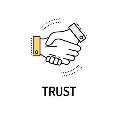 Trust Reliability Icon Stock Vectors Royalty Free Trust Reliability