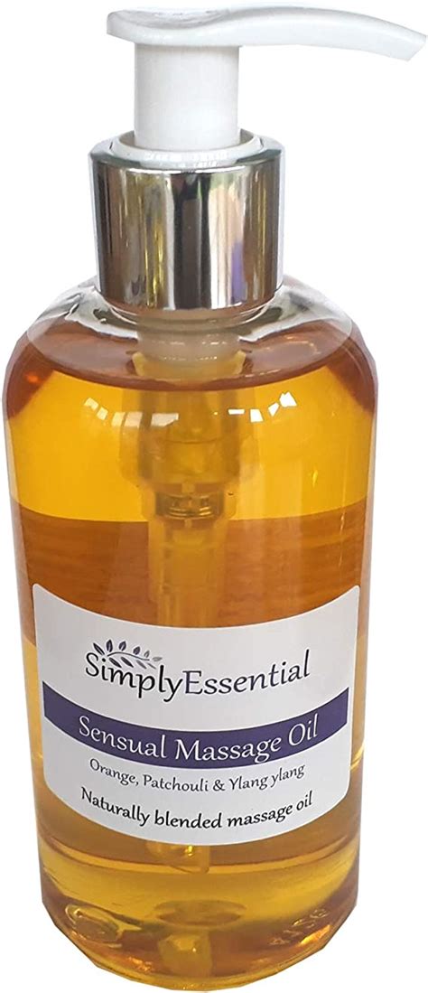 Simply Essential Sensual Massage Oil 250ml Romantic Blend Orange Ylang