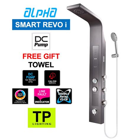 Alpha Smart Revo I Rain Shower Instant Water Heater Dc Pump Shopee