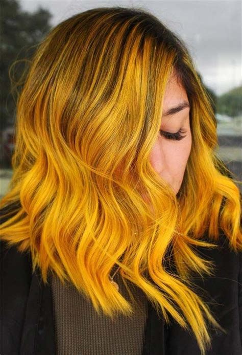 61 Sunshine Yellow Hair Color Shades To Liven Up Your Look Glowsly Yellow Hair Color Yellow