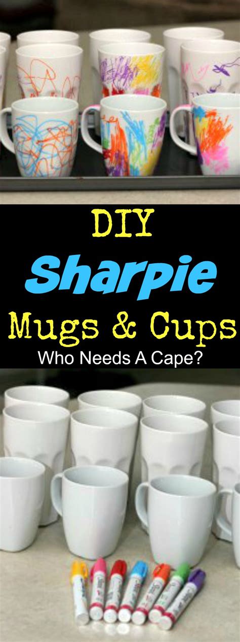 Diy Sharpie Ceramic Mugs And Cups