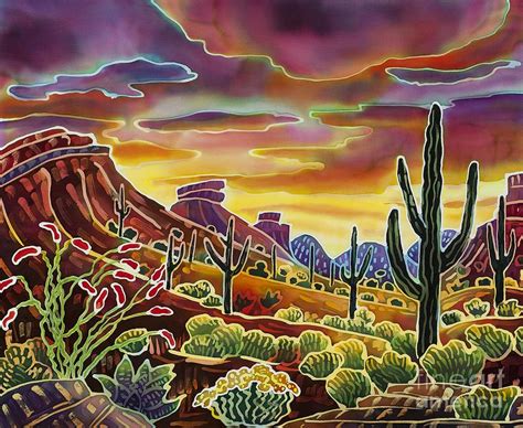 Sonoran Desert Glow Painting By Harriet Peck Taylor