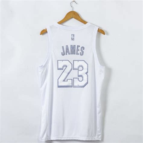 Lebron James 23 Los Angeles Lakers Mvp White Jersey