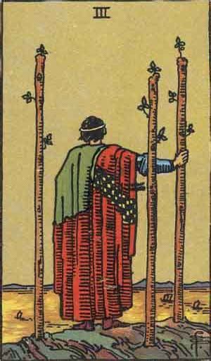 Three Of Wands Rider Waite Tarot