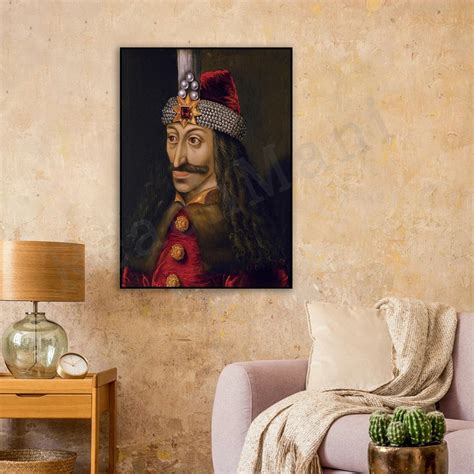 Prince Vlad Tepes Of Wallachia Dracula Portrait Medieval Piercer