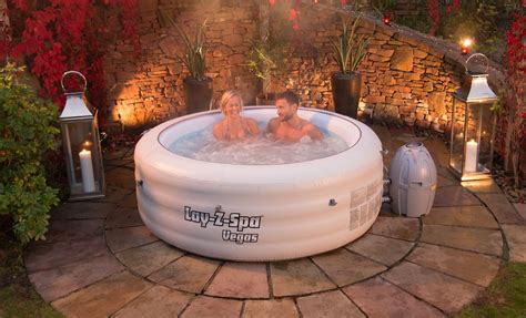 Bestway Lay Z Spa Vegas Airjet Premium Inflatable Hot Tub Pure Garden