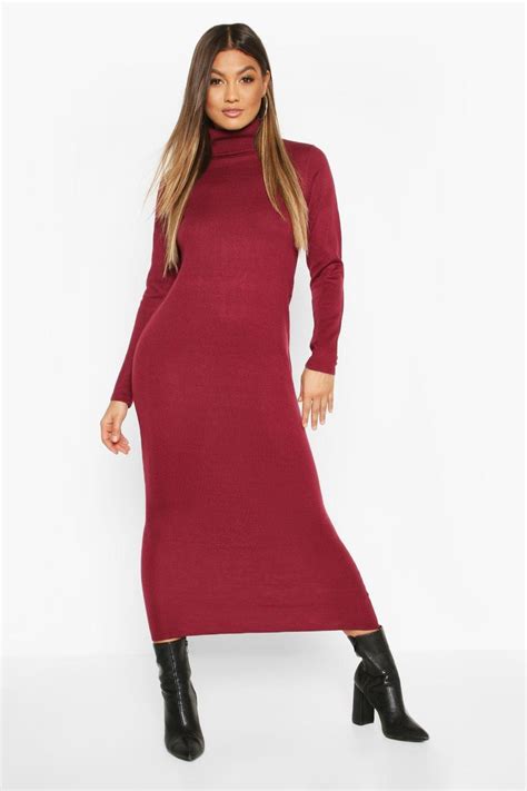 buy women s red sweater dress in stock