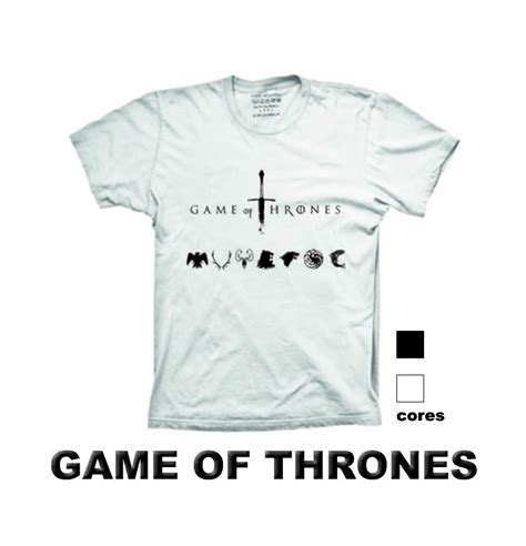 Camiseta Game Of Thrones No Elo7 Camisetas Diversas 513623