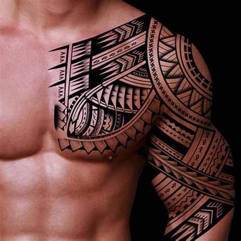 24 Tribal Shoulder Tattoo Designs Ideas Design Trends