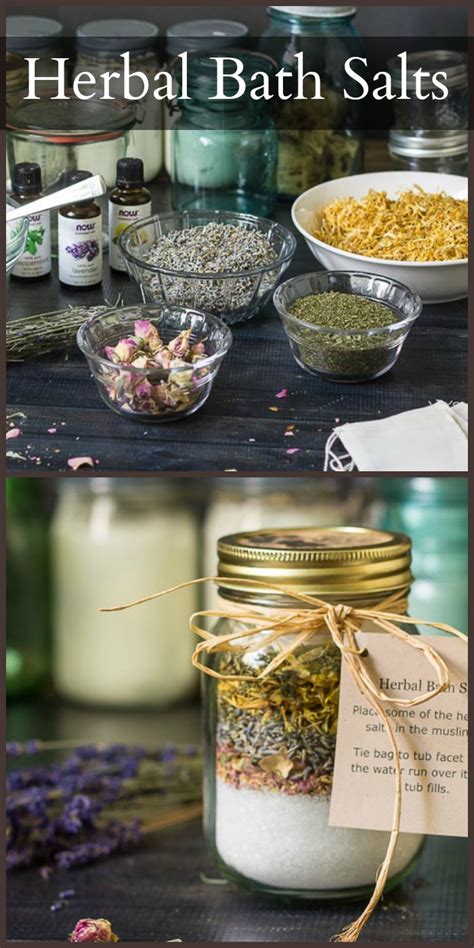Making Bath Salts With Herbs And Essential Oils Dan