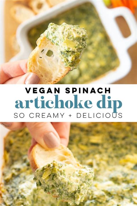The Best Vegan Spinach Artichoke Dip Artofit