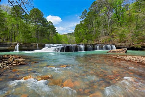 092713 Featured Arkansas Photographyspringtime At Haw Creek Falls In