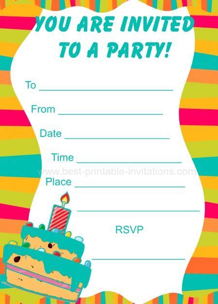 Dinywageman Free Printable Invitation Birthday Cards For Boys