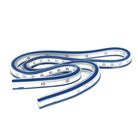Buy Color Bristles® 60cm Soft Plastic Flexible Curve Ruler Double Sided