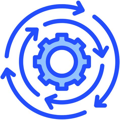 Process Generic Blue Icon