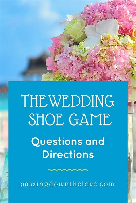The Wedding Shoe Game How Well Do You Know Each Other Bridal Shower Question Game Shoe