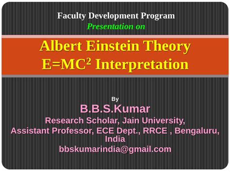Albert Einstein Theory Emc2 Interpretation Pdf Document