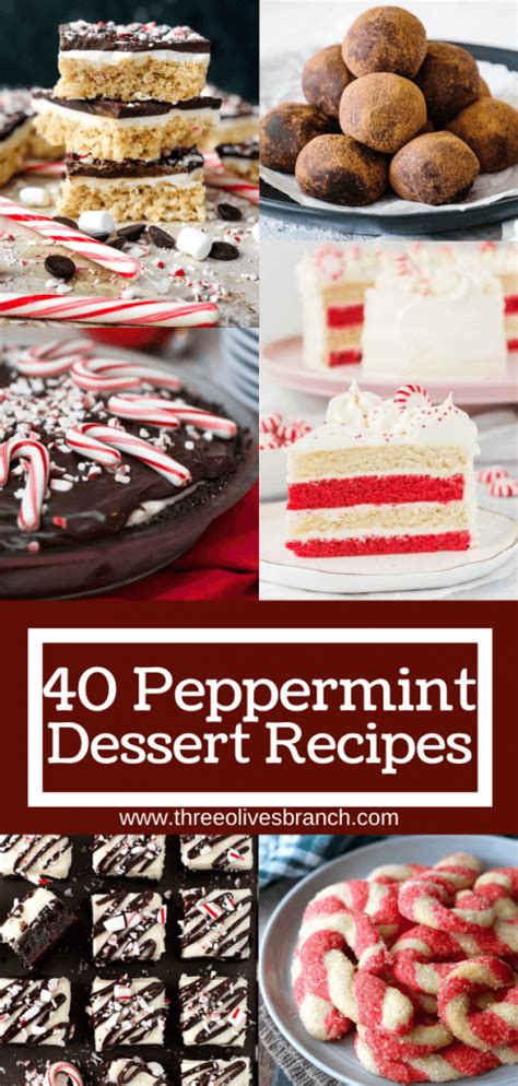 A Collection Of 40 Peppermint Dessert Recipes To Celebrate Christmas