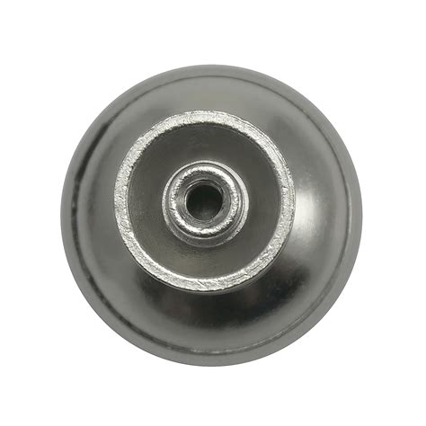 Hollow Knobs Collection 1 38 Hollow Steel Knob In Brushed Satin