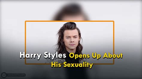 Harry Styles Open Up About His Sexuality Youtube