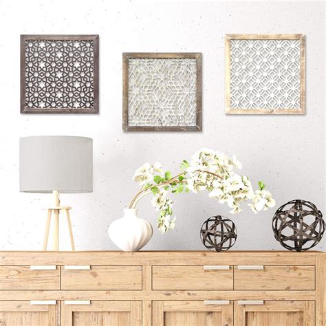 Wall decor comes in all shapes and sizes. Stratton Home Decor Stratton Home Decor Framed Laser-Cut ...