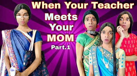 When Your Teacher Meets Your Mom Ep 247 Funwithprasad Comedy Youtube
