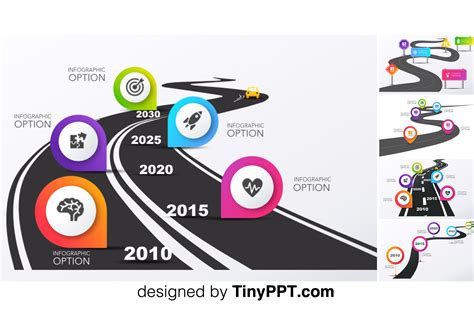 Wonderful Animated Timeline Powerpoint Template Free Roadmap