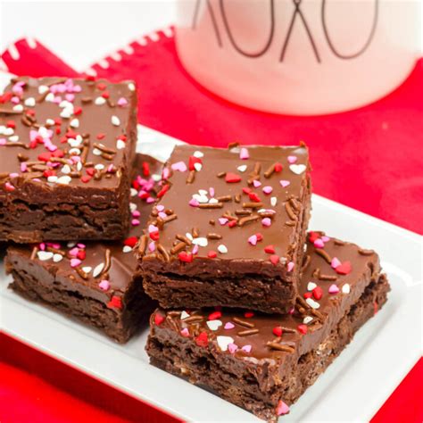 Valentines Day Brownies Simplistically Living