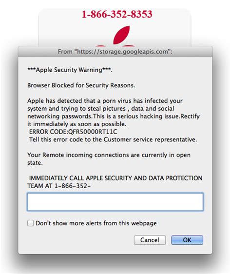 Remove Your Mac Has Been Blocked Fake Alerts Apple Scam