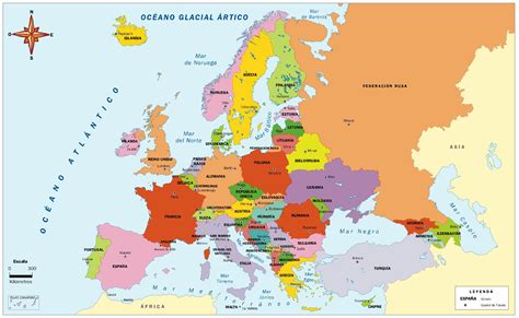 Europa Mapas Geografía Turística