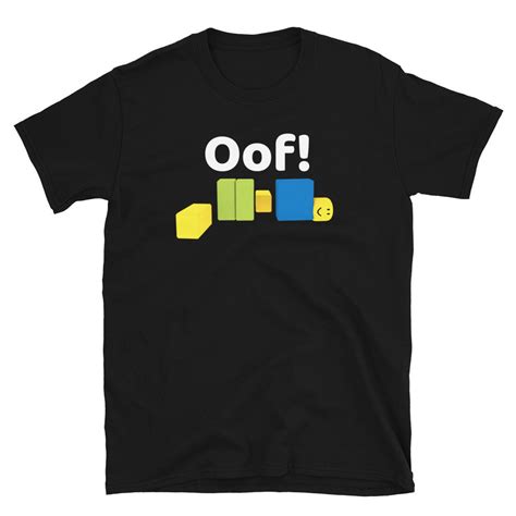Oof Funny Roblox Noob Gamer T Shirt Ts For Gamers Meme Etsy