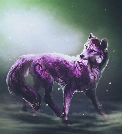 See more ideas about polygon art, geometric art, geometric animals. Image result for giant purple crystal fantasy | Anime wolf, Cute animal drawings, Fantasy wolf