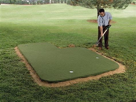 Perfect for residential or commercial applications, these turf mats look. DIY Putting Green | BLACK+DECKER in 2020 | Backyard putting green, Outdoor putting green ...