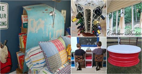 Clean car interiors and exteriors. 10 Imaginative Ways To Repurpose Old Car Parts Into Amazing Home Décor - DIY & Crafts