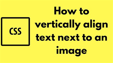 How To Align Text With Image In Html