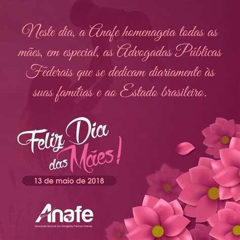 Neste dia especial a ANAFE deseja a todas um Feliz Dia das Mães Anafe