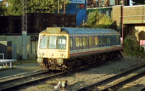 Railtrack Unit 960013 Is Seen Stabled At Acton Mainline On 7 8 98