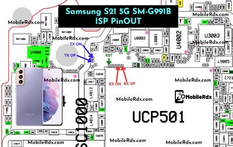Samsung S G Sm G B Ufs Isp Pinout Test Point