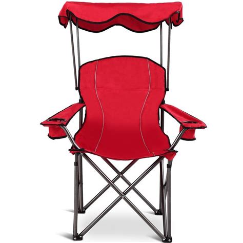You can fold the chair down to a relatively small package size of 29 x 35 x 8 inches, allowing you to store it in your car and. Portable Folding Beach Canopy Chair with Cup Holders ...