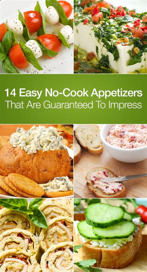 14 Easy No Cook Appetizers That Are Guaranteed To Impress No Cook