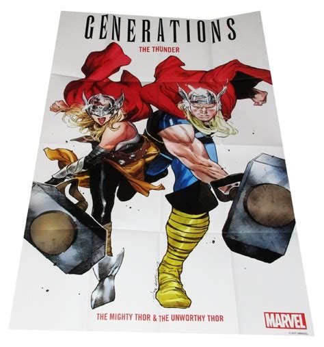 Generations The Unworthy Thor And The Mighty Thor 1 Cover 2017 By