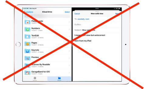 How To Disable Split Screen View On Ipad
