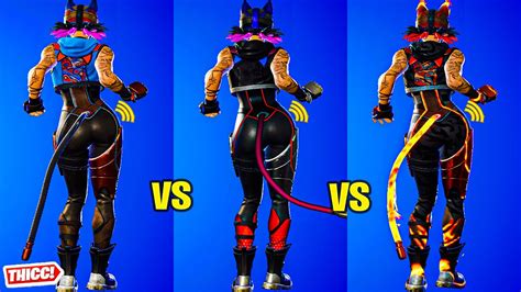 New Fortnite Renegade Lynx Skin Party Hips 1 Hour Thicc 🍑 All Style