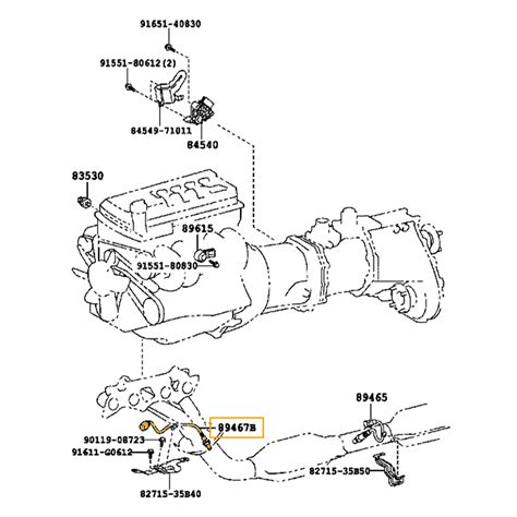 Toyota 89467 60110 Genuine Air Fuel Ratio Sensor Loyal Parts