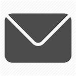Icon Gray Mail Envelope Vectorified Personal