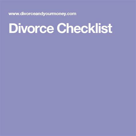 The Ultimate Divorce Checklist What You Need To Prepare Recommended