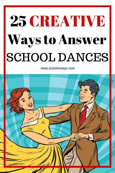 25 Creative Ways To Answer To School Dances School Dance Themes High