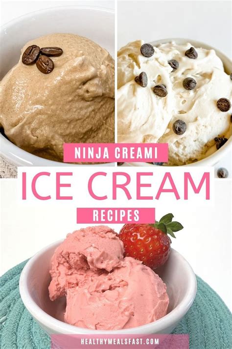 Delicious And Healthy Ninja CREAMi Ice Cream Recipes