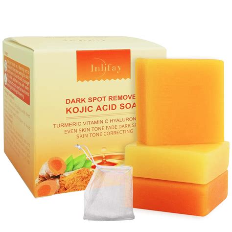 Buy Inlifay Kojic Soap Dark Spot Remover Soap With C E Retinol